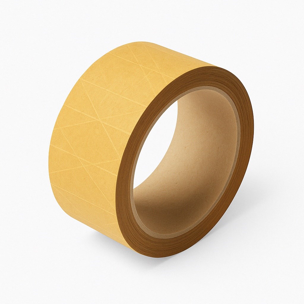 Taśma papierowa pakowa zbrojona kraft brązowa Hotmelt 48 mm x 50 m