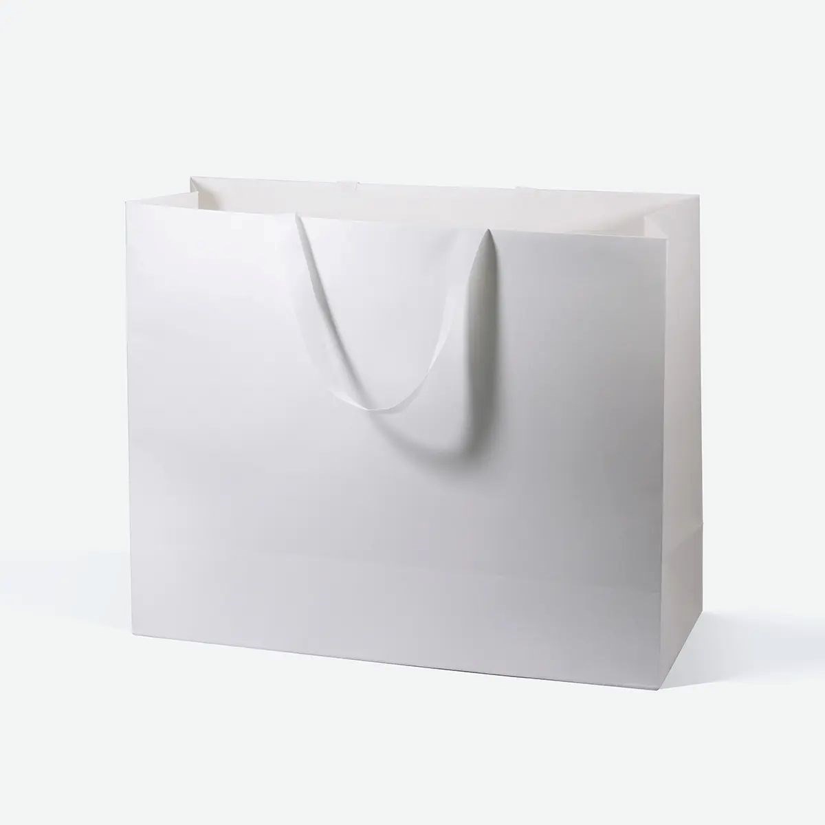 Torba papierowa XXL czarna kraft duża prezentowa 600x210x470 mm