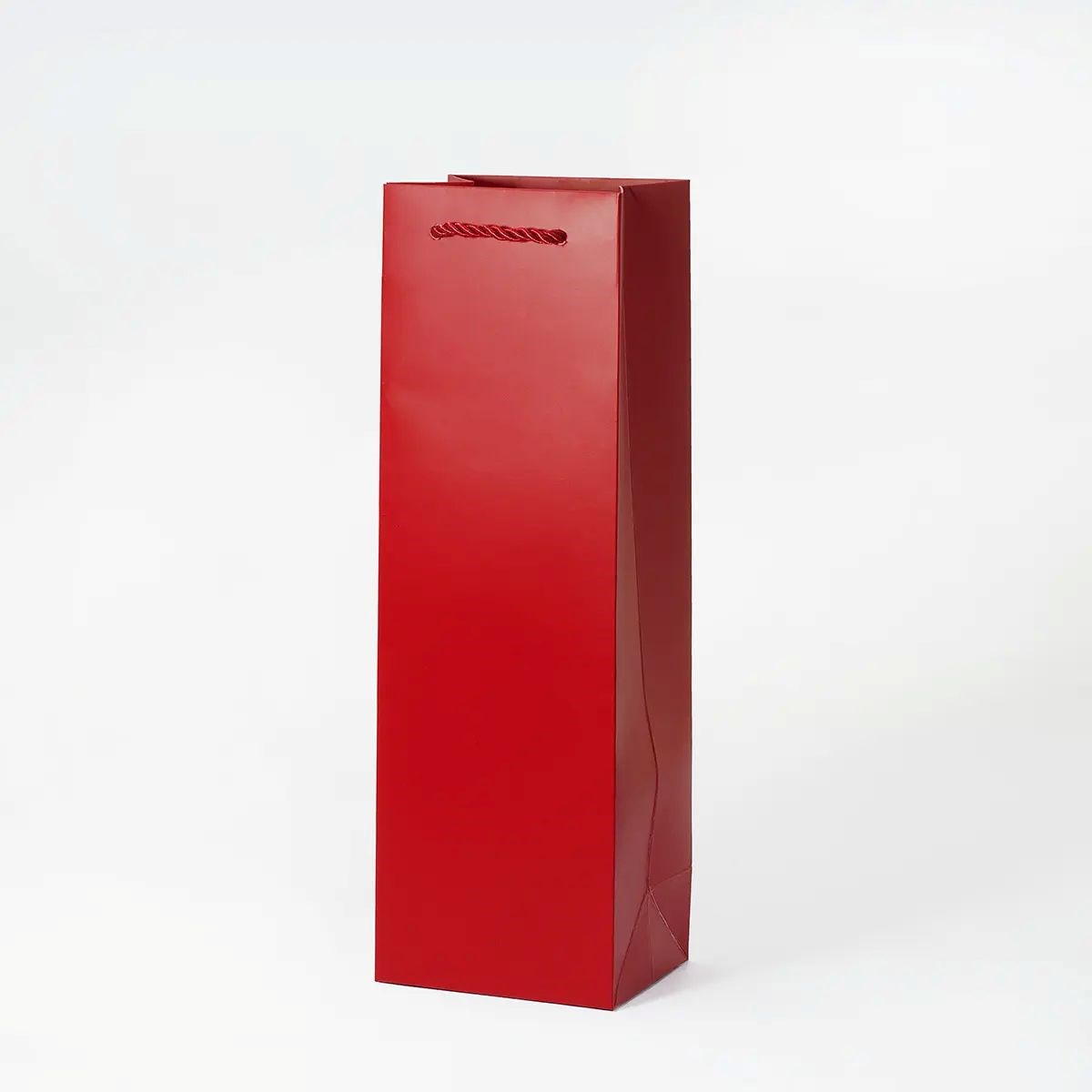 Torba Papierowa Czerwona na Wino 115x90x355 Prezentowa