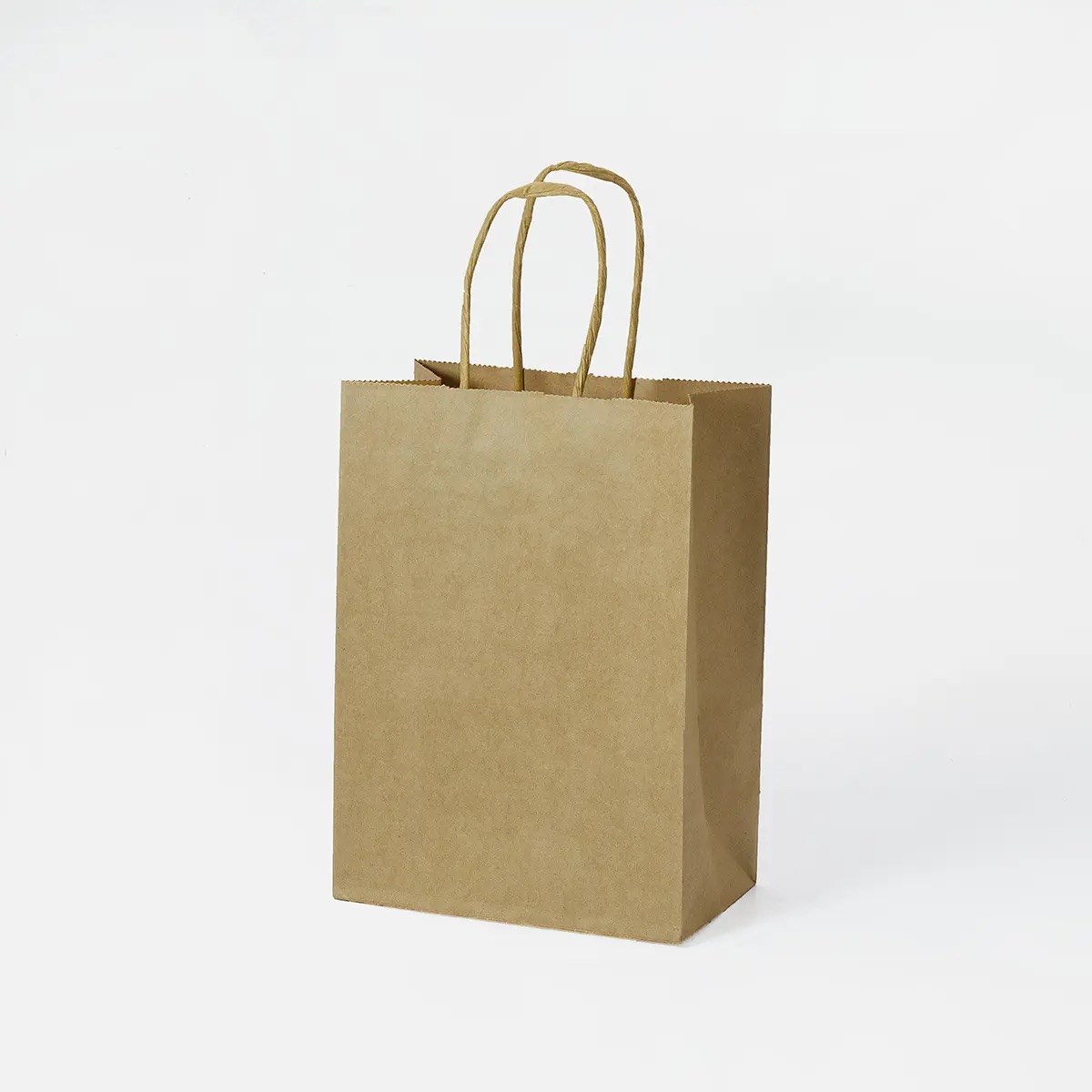 Torba Papierowa 150x80x210mm Brązowa Gładka Torba Na Zakupy 100 Sztuk