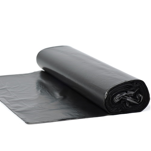 Worki na śmieci LDPE 60l czarne wytrzymałe 60x80 cm A50 50 szt.