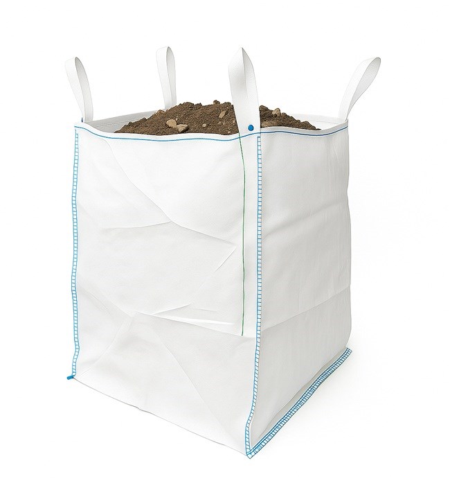 Worek BIG BAG kontenerowy 90x90x100 cm otwarty z lejem 1000 kg