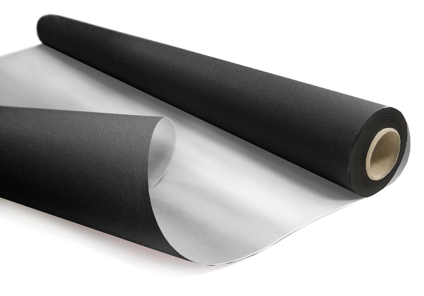Papier prezentowy ozdobny KRAFT DUO METAL czarno-srebrny 69 cm x 50 m