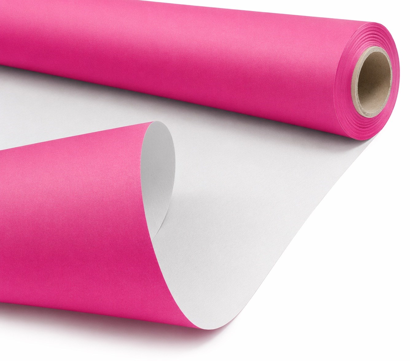Papier KRAFT 60g Fuksja 79cm x 40m Papier Ozdobny Do Pakowania Rolka