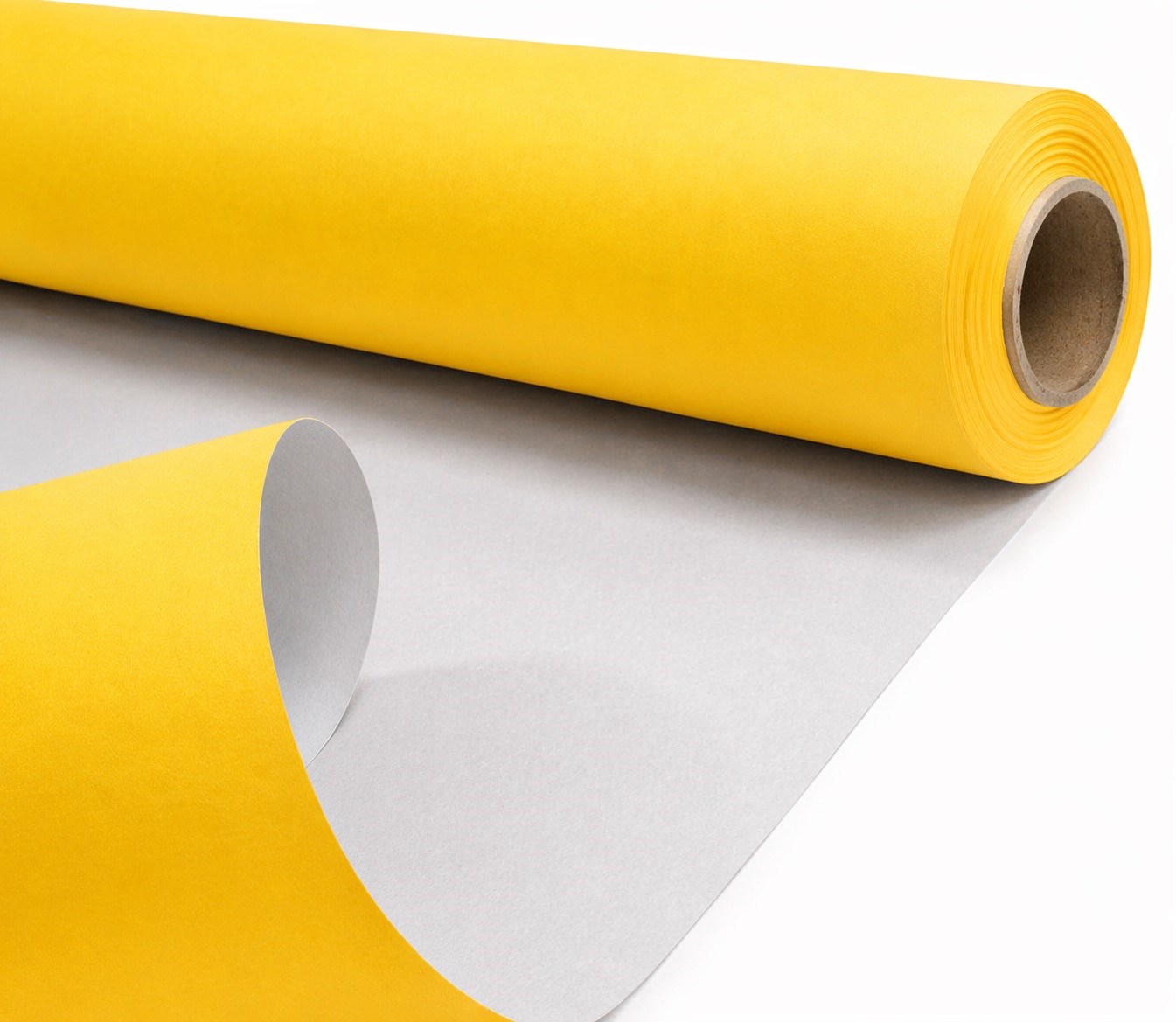 Papier KRAFT 60g Żółty 79 cm x 40 m Papier Dekoracyjny Do Pakowania