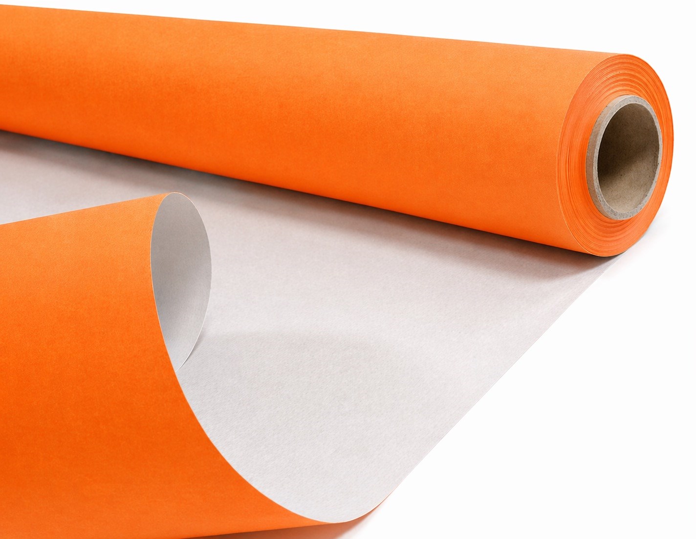 Papier KRAFT 60g Pomarańczowy 79 cm x 40 m Papier Ozdobny Do Pakowania