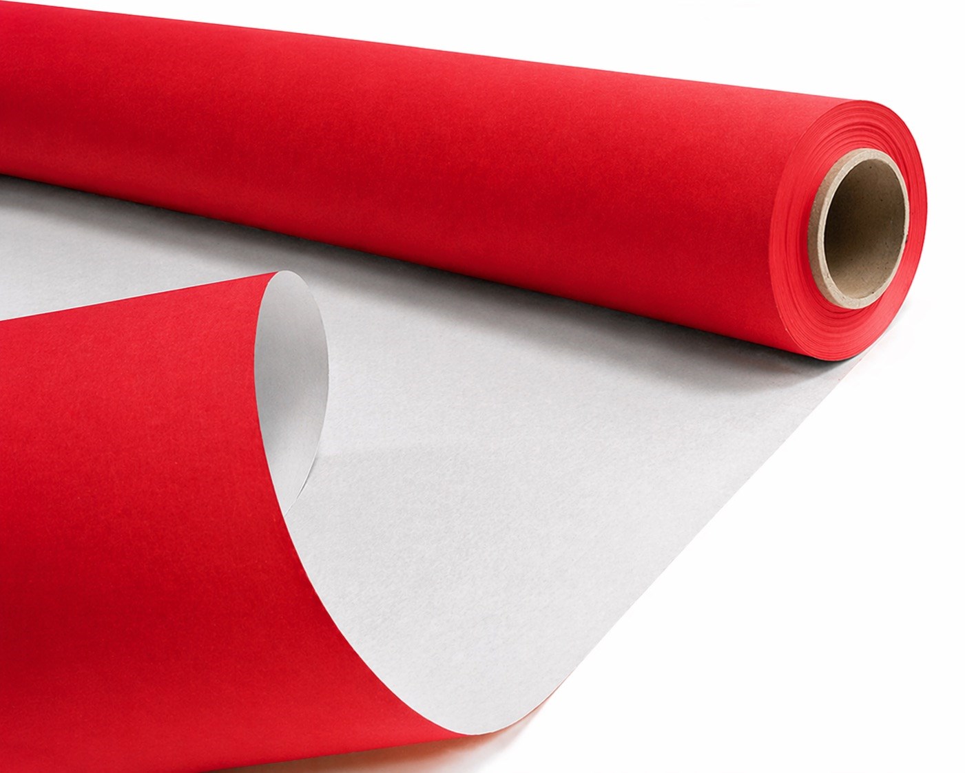 Papier KRAFT 60g Czerwony 79 cm x 40 m Papier Ozdobny Prezentowy