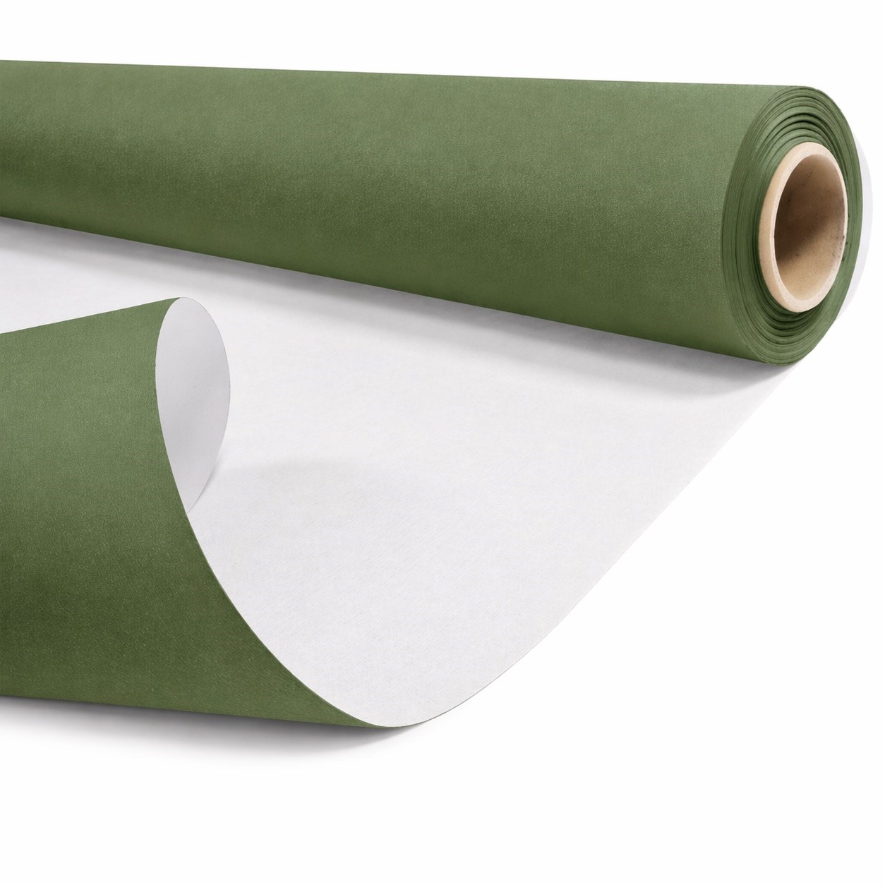 Papier KRAFT 60g Oliwkowy 79 cm x 40 m Papier Ozdobny Do Pakowania