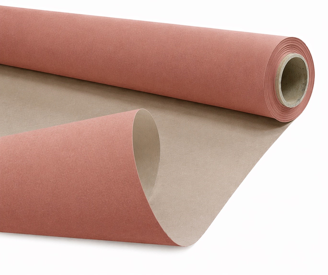 Papier KRAFT DUO PASTEL Brązowy-Kremowy 79 cm x 40 m Ozdobny Papier