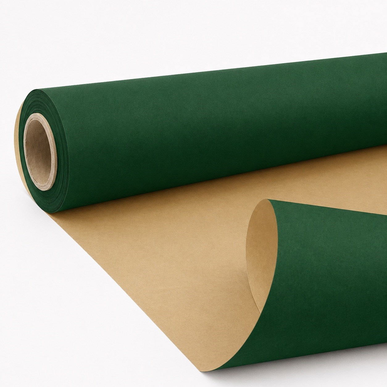 Papier KRAFT 60g Ciemnozielony 79 cm x 50m Papier Ozdobny Do Pakowania