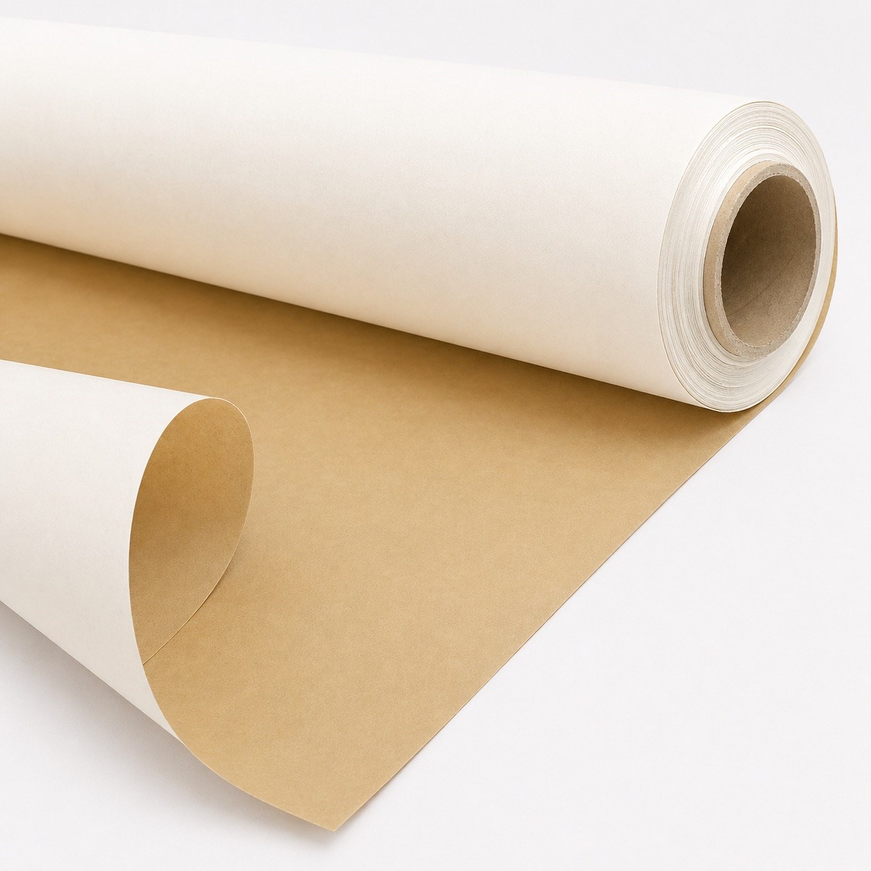 Papier kraft ozdobny beżowy 60g 79 cm x 50 m na rolce do pakowania