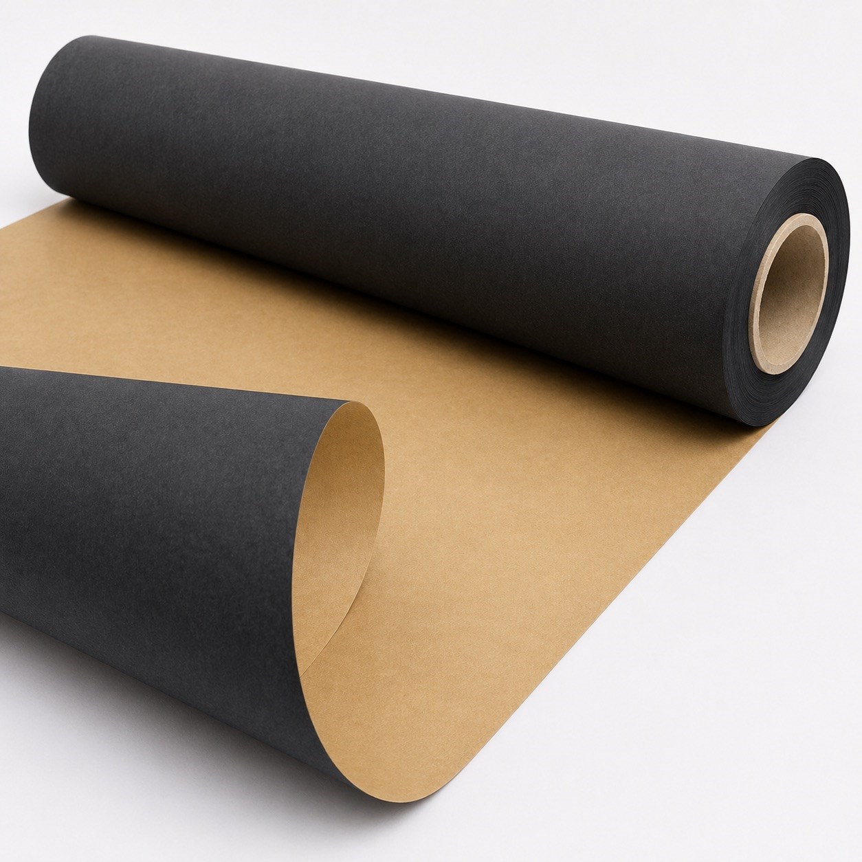 Papier kraft ozdobny czarny 60g 79 cm x 50 m do pakowania prezentów
