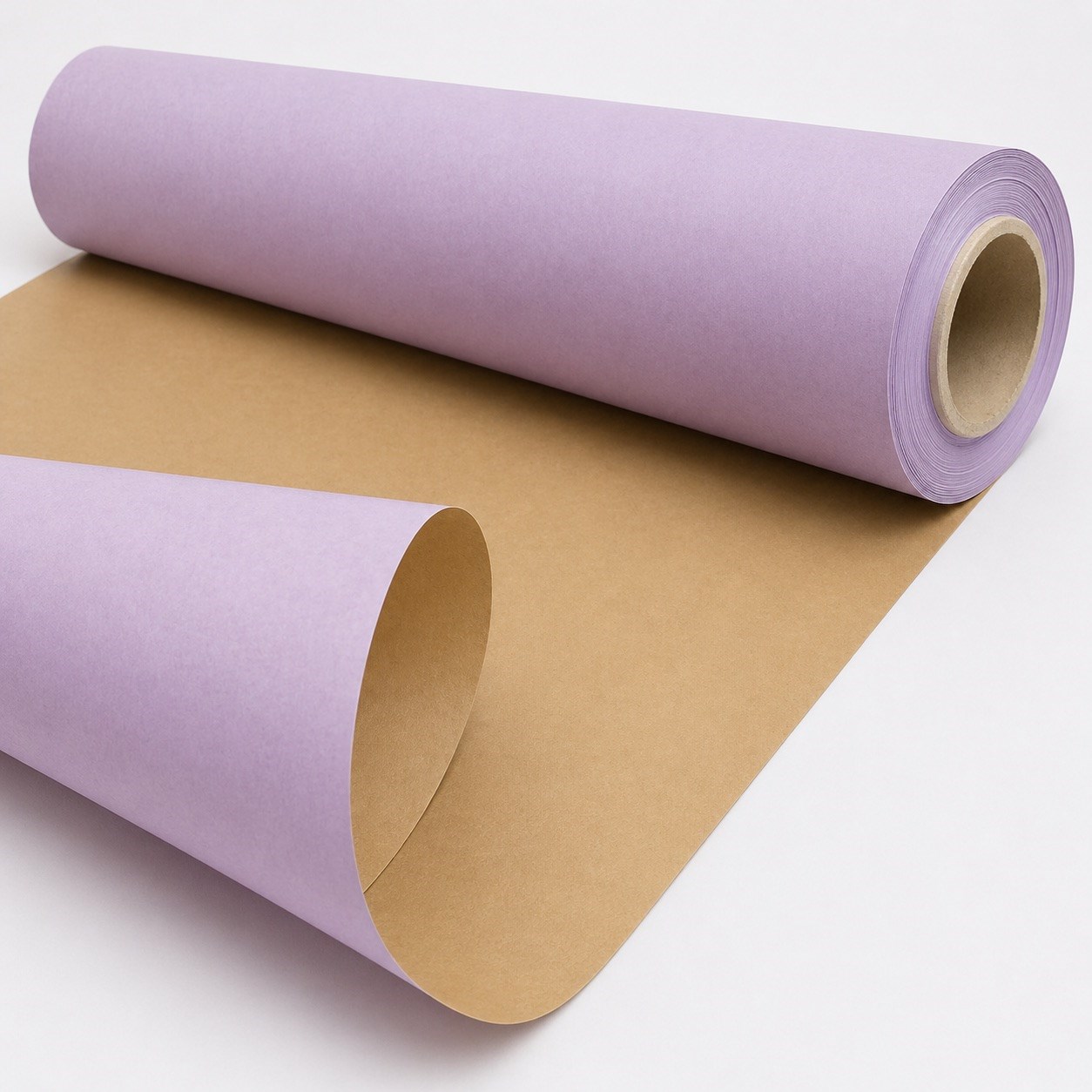Papier kraft ozdobny do pakowania 60g fioletowy 79 cm x 50 m na rolce