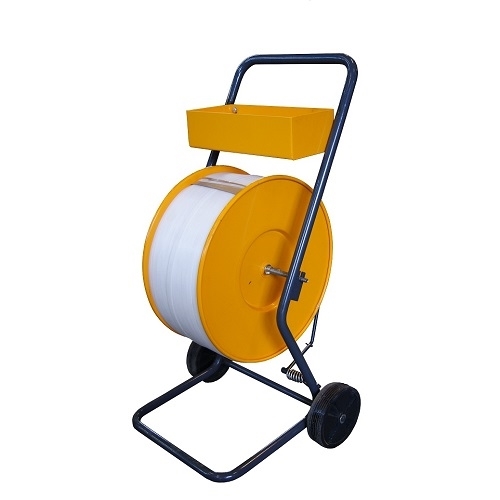 Wózek odwijacz do taśm spinających PP 200 mm mobilny z hamulcem