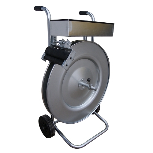Wózek odwijacz do taśm spinających PET i PP Cynk 01 406mm z hamulcem