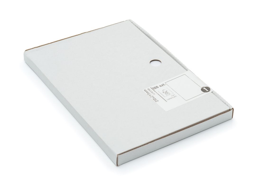 Etykiety samoprzylepne A4 70 x 31,5 mm, 27 szt. na arkuszu, 100 ark.