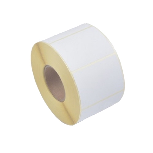 Etykiety termiczne samoprzylepne 58x43 mm białe 1000 szt. na rolce