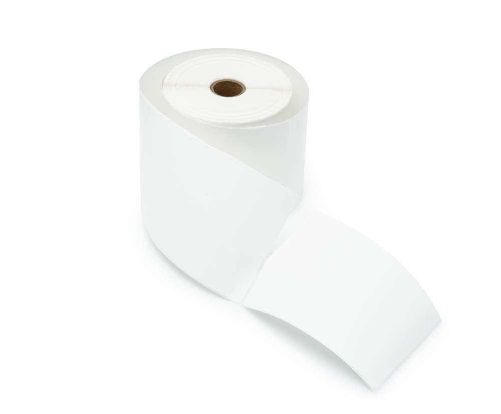 Etykiety termiczne samoprzylepne 100x160 mm białe na rolce 500 szt