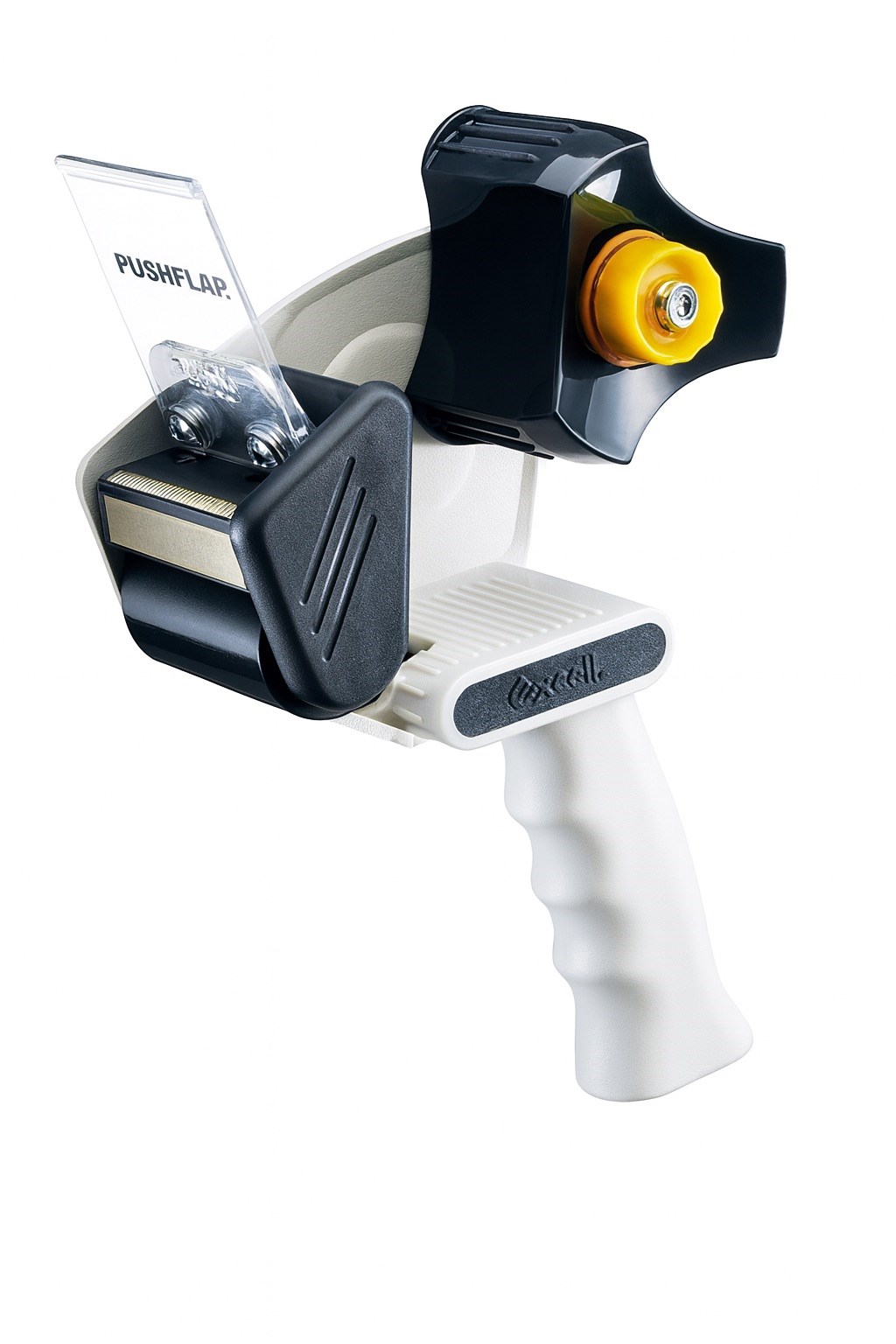 Dyspenser do taśmy pakowej 50 mm, rdzeń 76 mm Pushflap RT-826