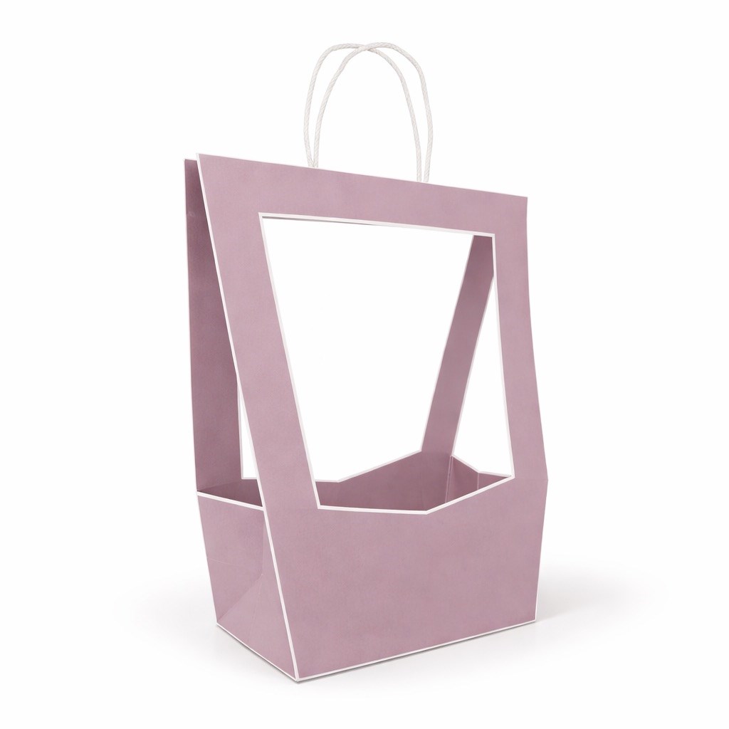 Torba Florystyczna Prezentowa Otwara 120x100x350mm Lilliowa Na Kwiaty