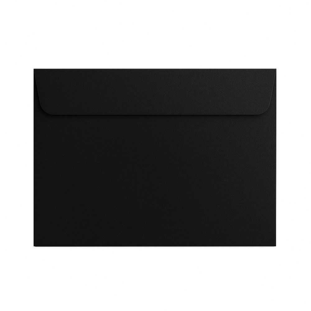 NeoEnvelope Koperty Ozdobne C6 HK Czarne 120g 50 sztuk - Idealne na zaproszenia