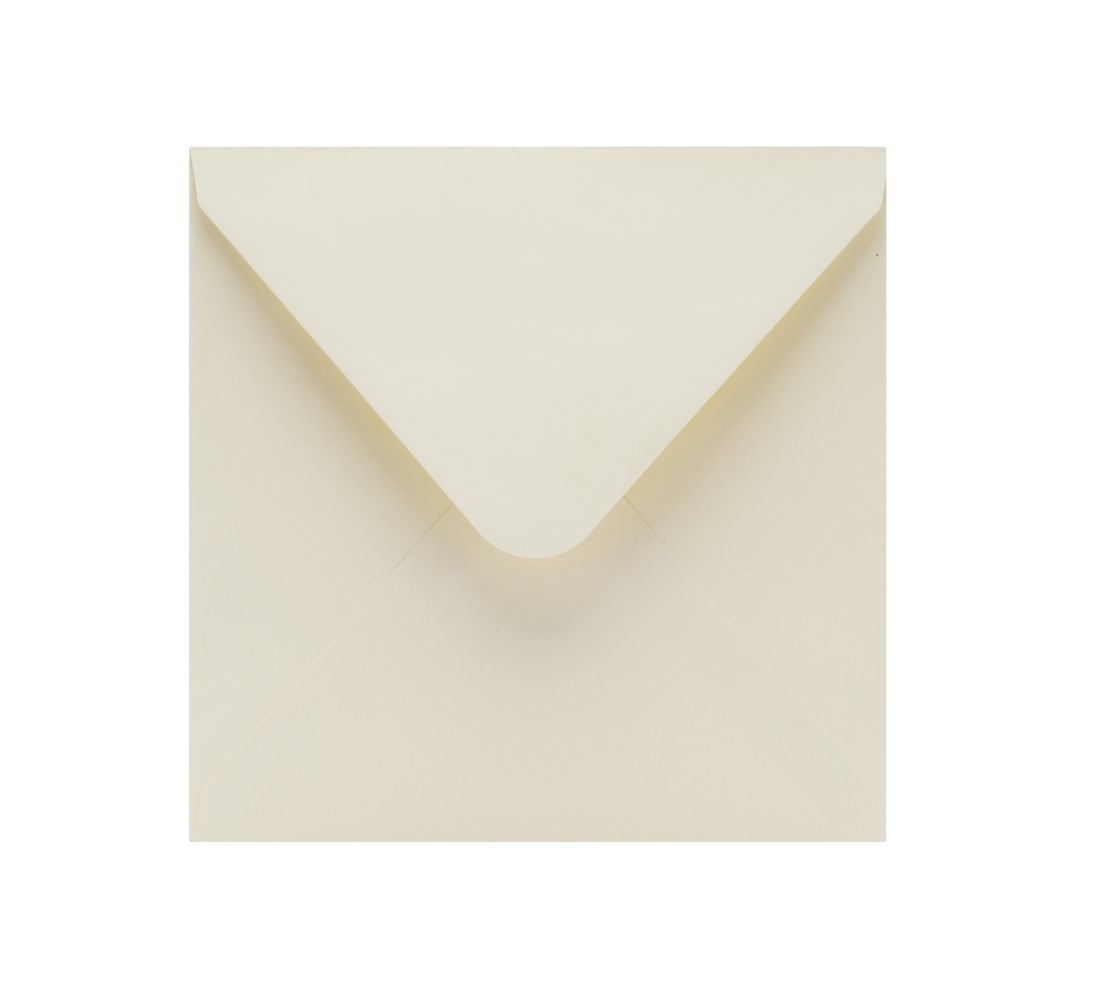 NeoEnvelope Koperty kwadratowe K4 kremowe 120g 50 sztuk na zaproszenia ślubne