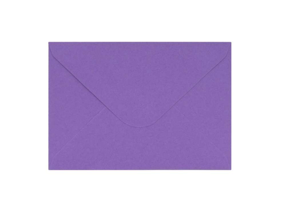 NeoEnvelope Koperty ozdobne papierowe na zaproszenia C5 fioletowe 120g 50 szt.