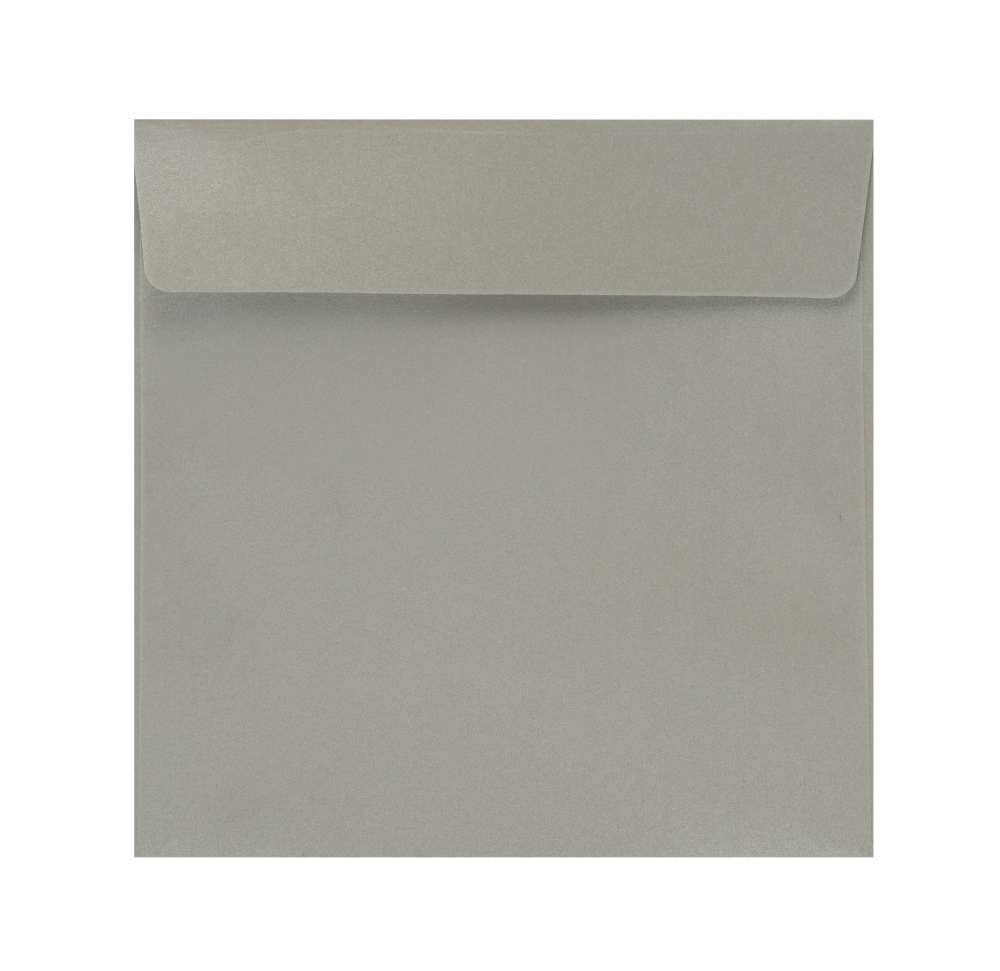 Koperty kwadratowe ozdobne K4 HK perłowe srebrne 165x165 mm 50 sztuk