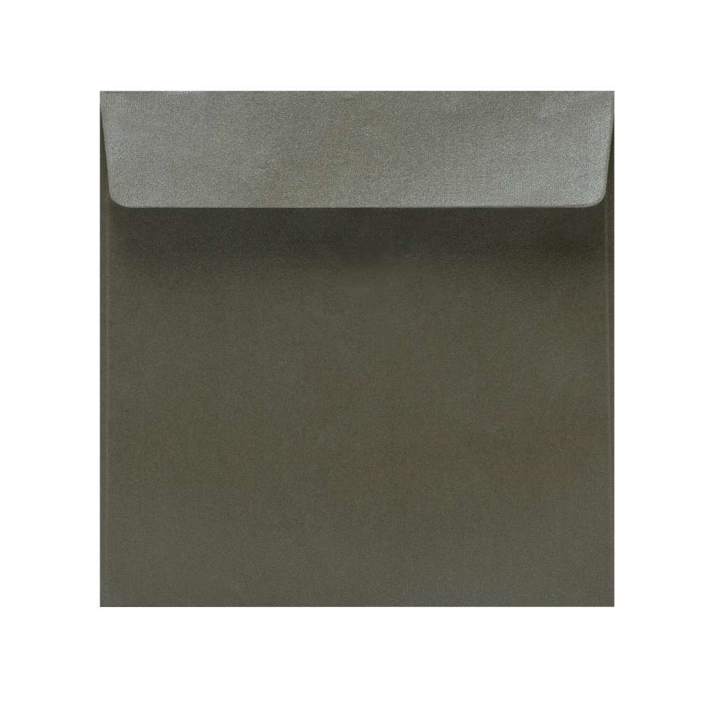 Koperty ozdobne kwadratowe K4 HK perłowe szare 165x165 120 g/m2 50 szt