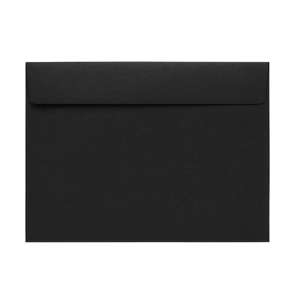 NeoEnvelope Koperty Ozdobne C5 HK Perłowy Czarny 120g 50 sztuk - Na Zaproszenia