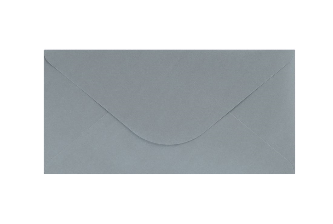 NeoEnvelope Koperty ozdobne DL na zaproszenia, perłowe srebrne 120 g/m2, 50 szt.