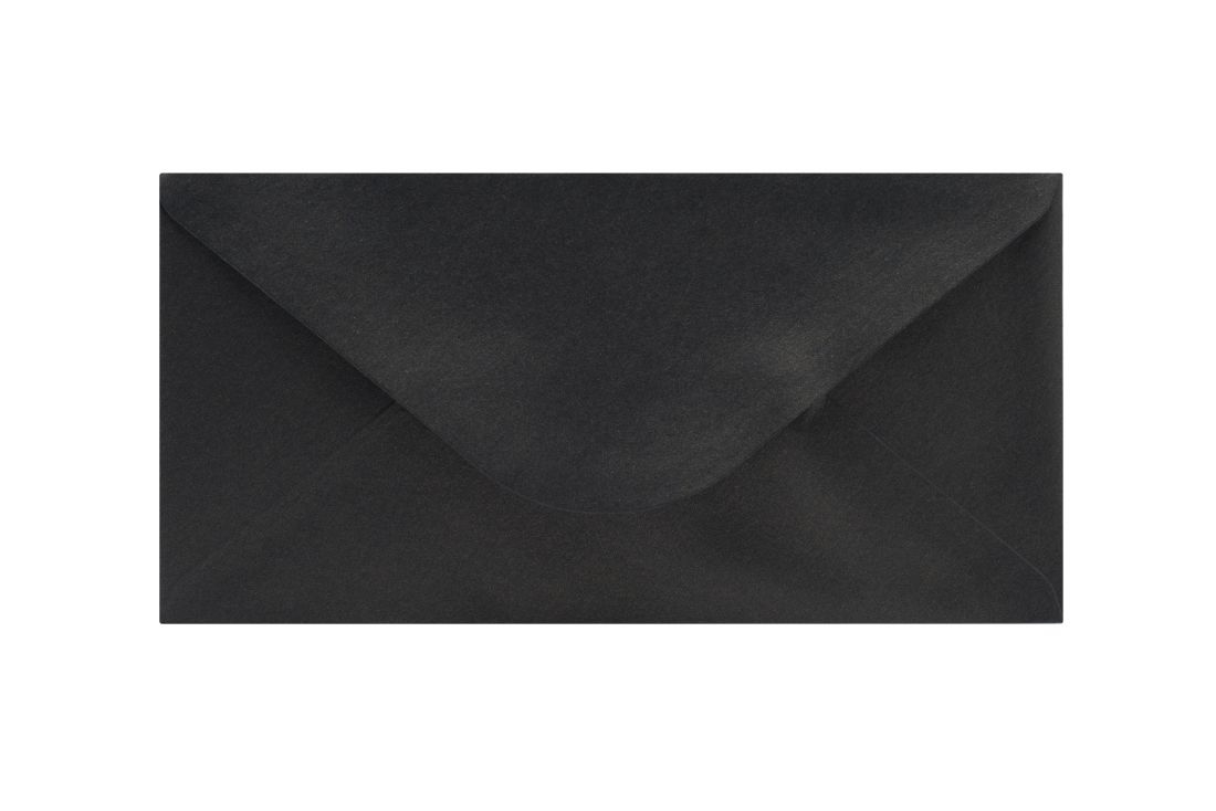 Koperty ekskluzywne ozdobne DL perłowy ciemny brązowy 120 gsm 50 szt.