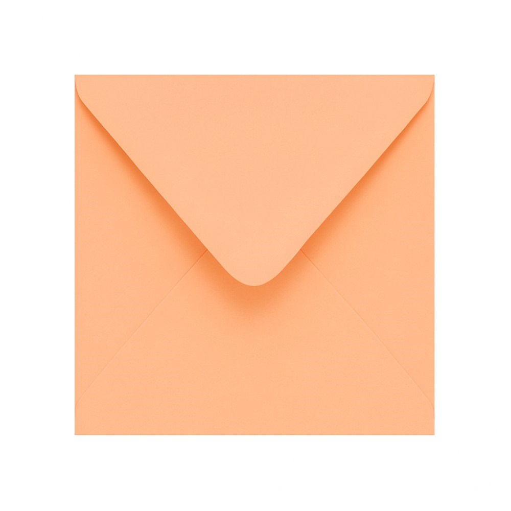 NeoEnvelope Koperty ozdobne K4 łososiowe 165x165 mm 120g 10 sztuk na zaproszenia