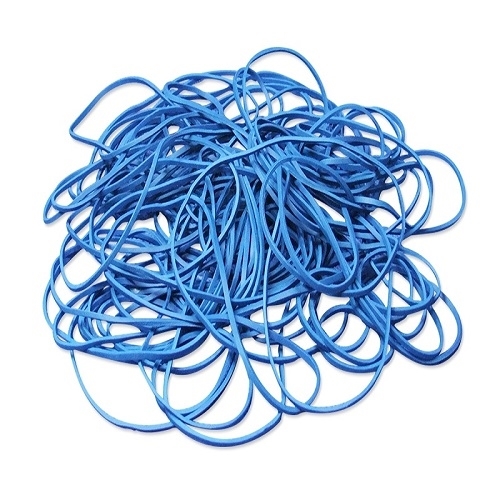 Gumki recepturki niebieskie 50 mm, 1,5 x 1,5 mm - 2300 szt. 1 kg