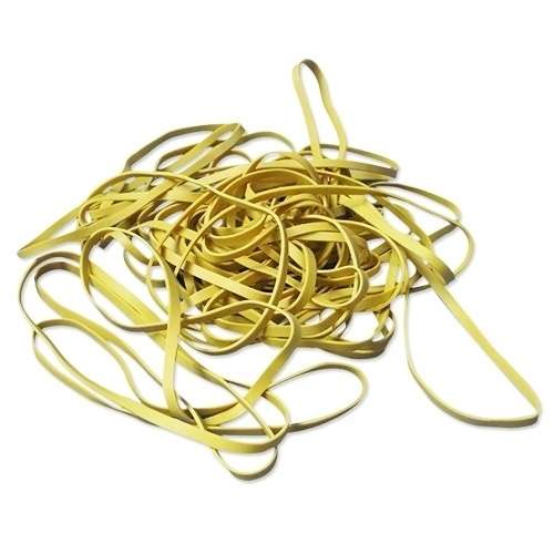 Gumki recepturki 30mm x 1,5 x 1,5 żółte, naturalny kauczuk - 1kg