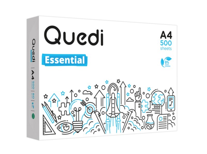 Papier ksero A4 Quedi OFFICE 80 g/m2, ryza 500 białych arkuszy