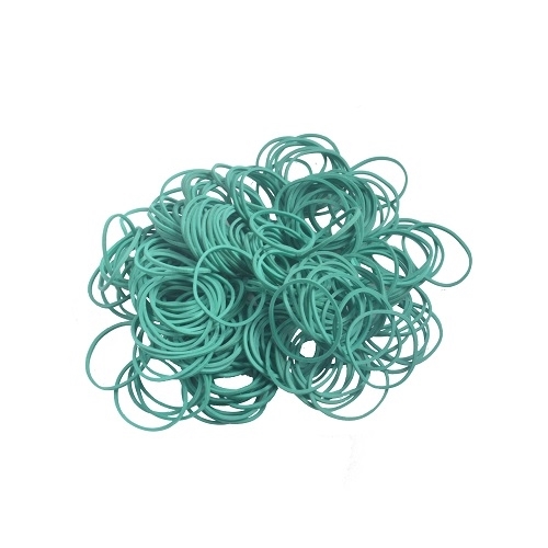 Gumki recepturki lateksowe zielone 100 mm x 1,3 x 4 mm opakowanie 1 kg