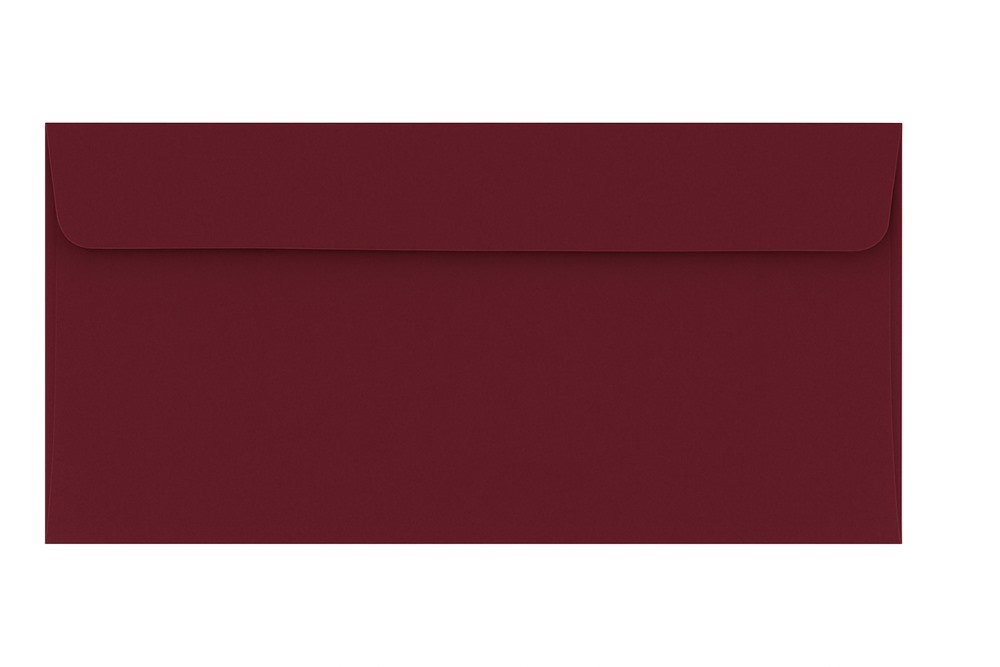 Koperty DL HK Bordowe Burgundowe 120g 10 sztuk - Eleganckie Koperty