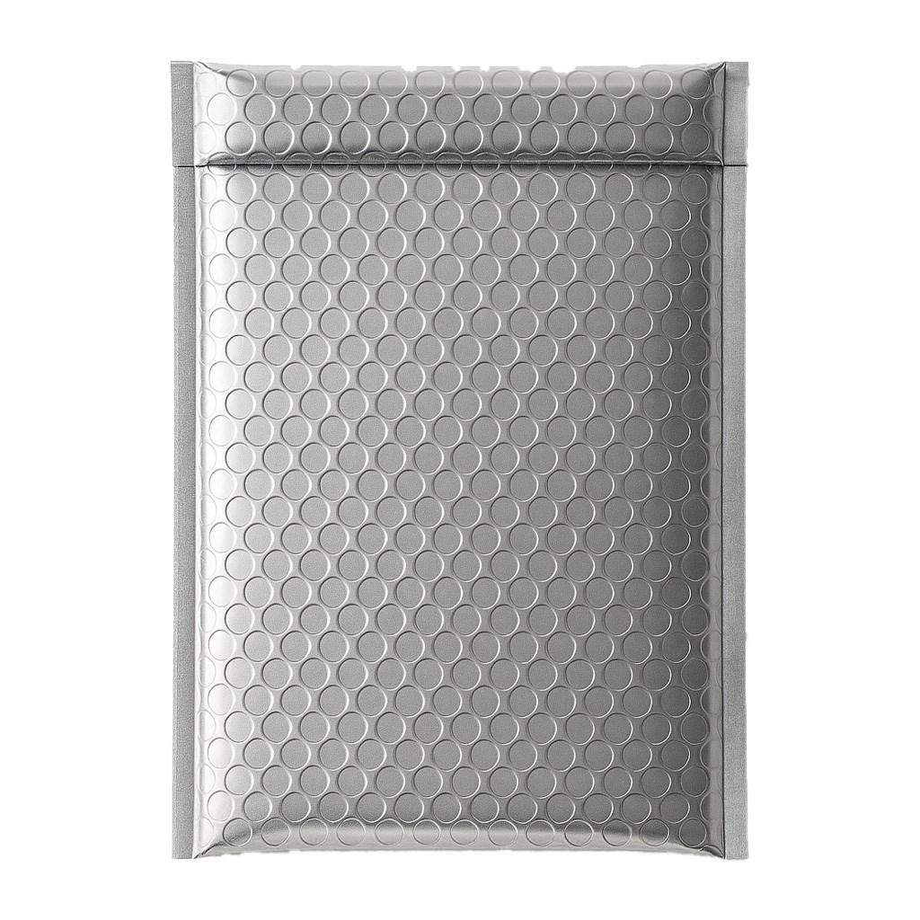 Koperta bąbelkowa ochronna metaliczna H18 270x360mm srebrna