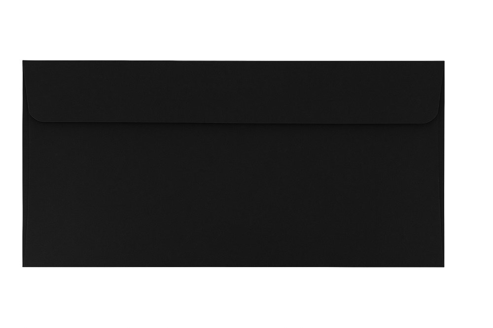 NeoEnvelope Koperty Ozdobne DL HK Czarne 120g 50 sztuk - Na Zaproszenia - Na Bon