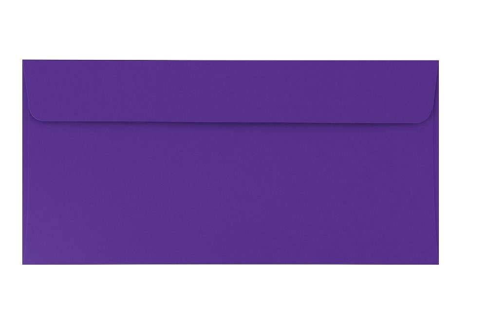 NeoEnvelope Koperty ozdobne DL fioletowe HK 120g 50 szt. na zaproszenia