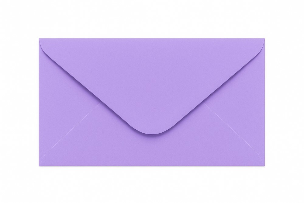 NeoEnvelope Koperty Ozdobne DL Fioletowe 120g 50 sztuk - Idealne Na Zaproszenia
