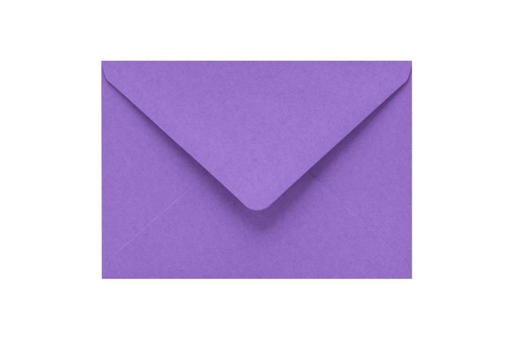 Koperty B6 fioletowe ozdobne papierowe 120g 125x176 mm 50 sztuk