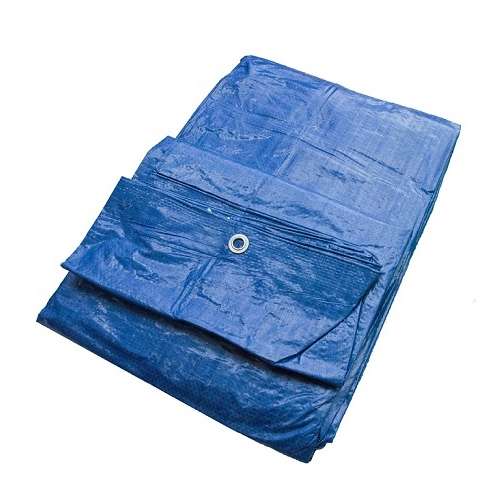 Plandeka ochronna PE 10x14m niebieska 50g/m2 z filtrem UV