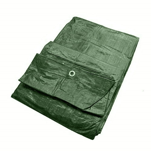 Plandeka ochronna PE 4x8 m zielona wodoodporna 90 g/m2 z filtrem UV