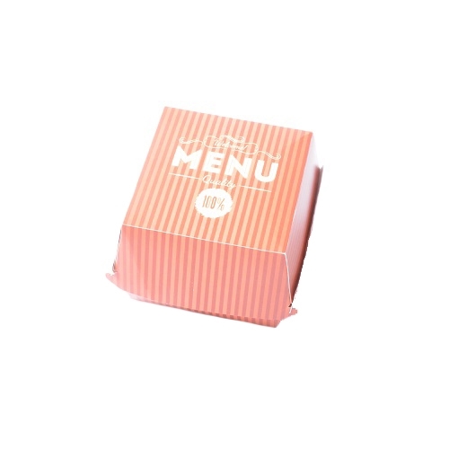 Burger Box czerwony M papierowe pudełko na burgera fast food 50 szt.