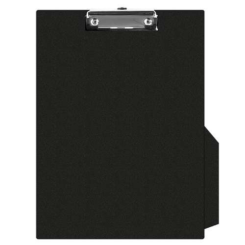 Q-Connect Clipboard deska z klipem A4 z kieszonką PVC czarny