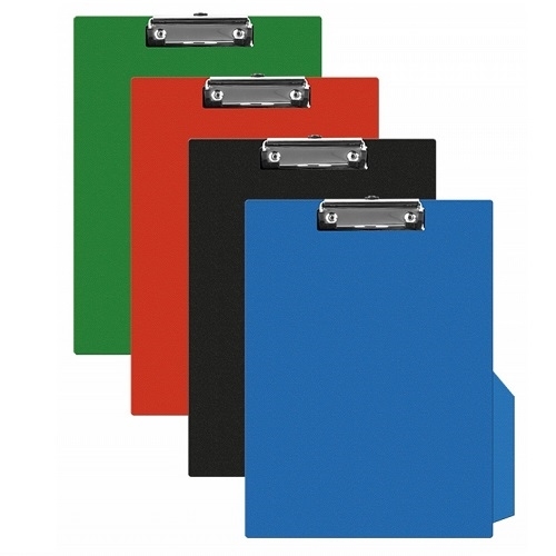 Q-Connect Clipboard z kieszonką PVC A4 zielony, podkładka do pisania