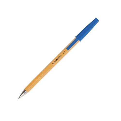 Q-Connect Długopis klasyczny jednorazowy 0,4 mm niebieski 20 szt.