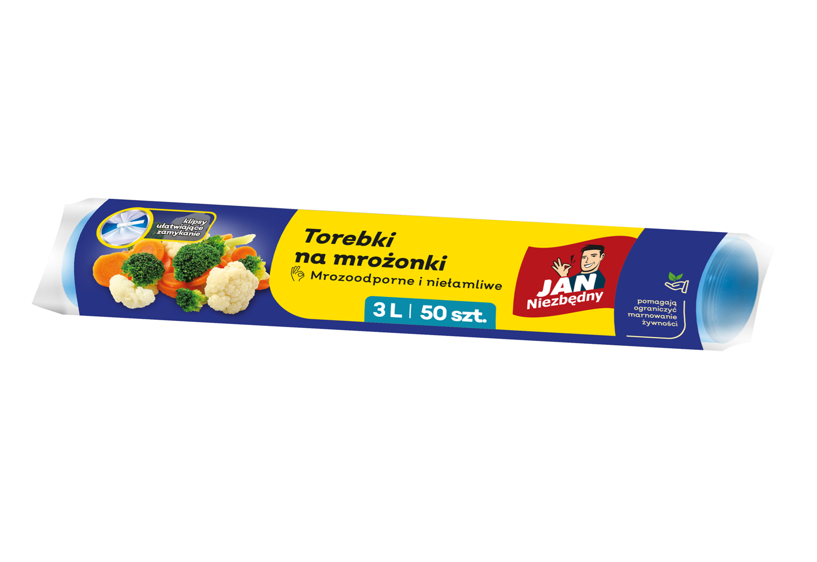 Jan Niezbędny Torebki do mrożenia 3 l, 50 szt. do zamrażarki